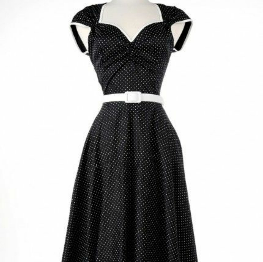 Polka Dot Pinup Couture Heidi Dress S
